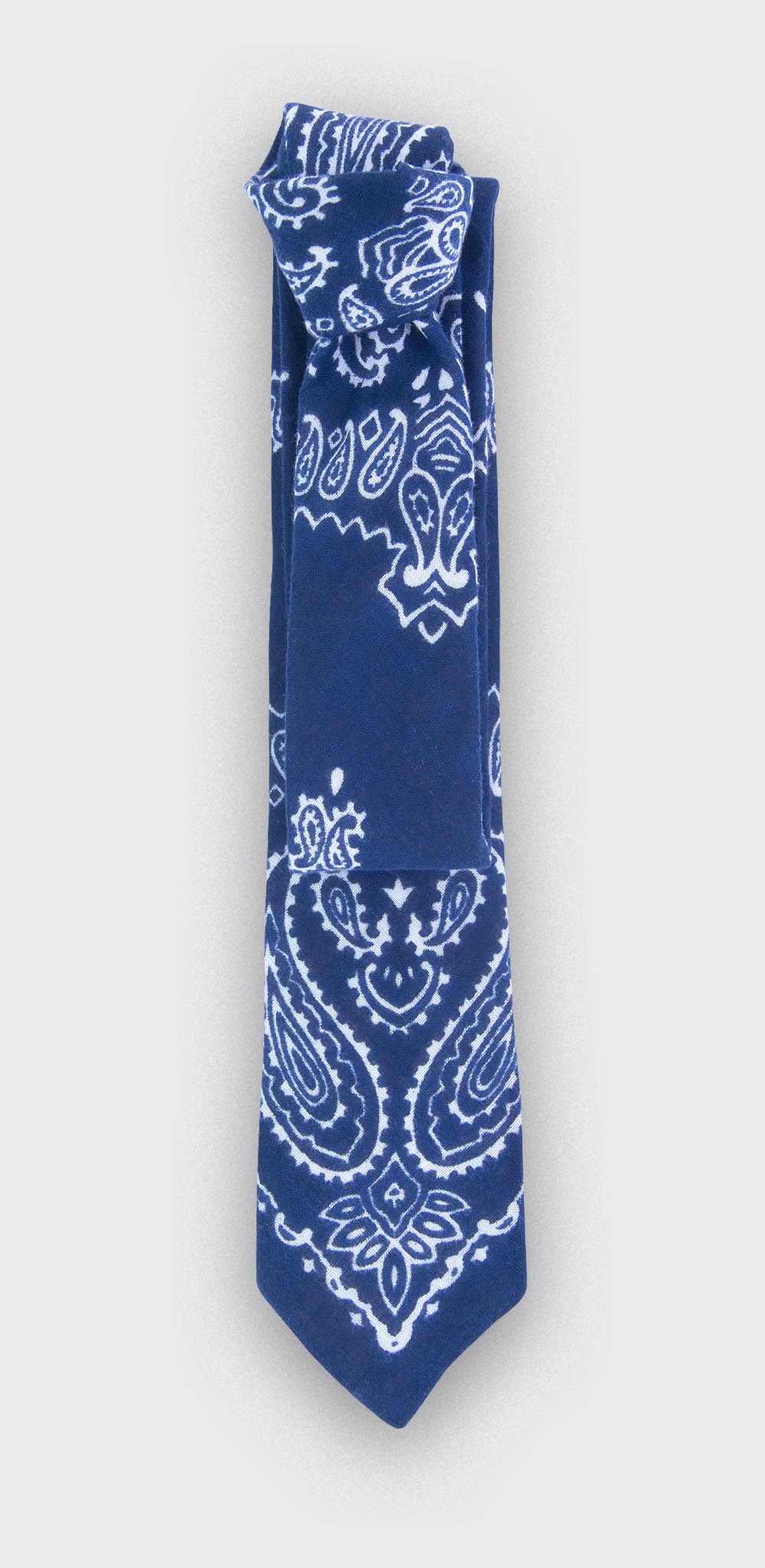 CINABRE - Cravate - Bleu Brut - made in France