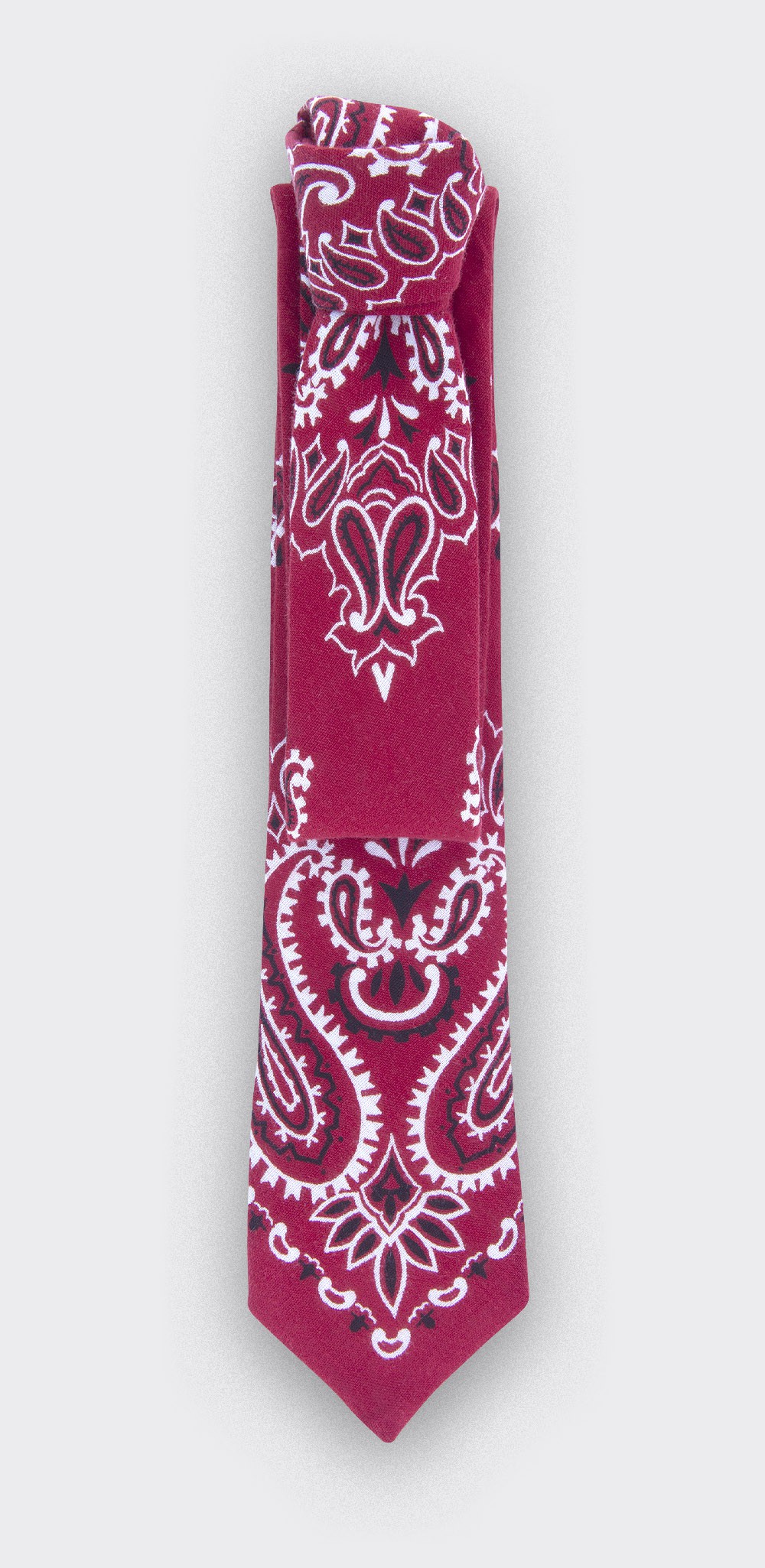 CINABRE - Tie - Bandana Rouge - Made in France