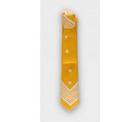 Cravate Bandana Jaune 