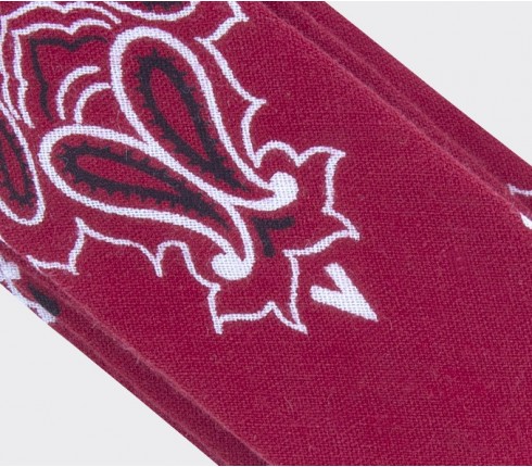 CINABRE - Tie - Bandana Rouge - Made in France