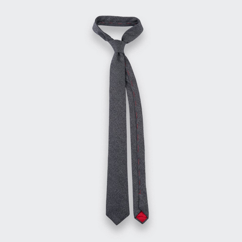 CINABRE Paris - Tie - Kevlar Gris - Made in France