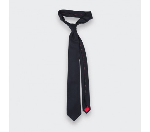 CINABRE Paris - Tie - Peau Noir - Made in France