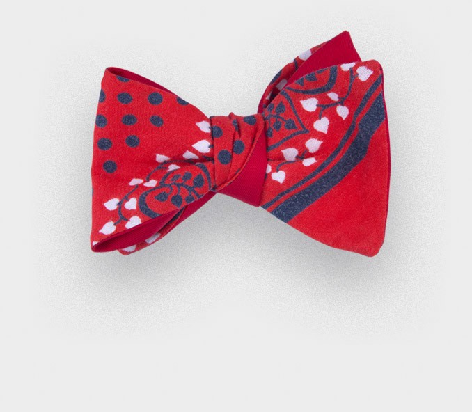 Noeud Papillon Bandana Rouge