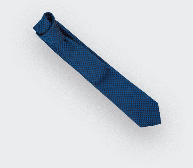 Navy blue 3D tie