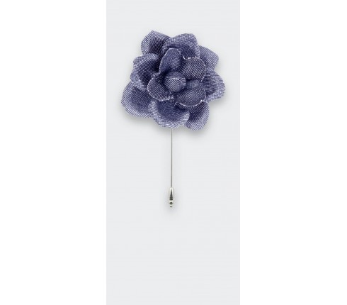 US navy lapel pin flower - vintage cotton - cinabre paris