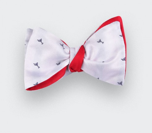 white cocktail bow tie - cinabre paris