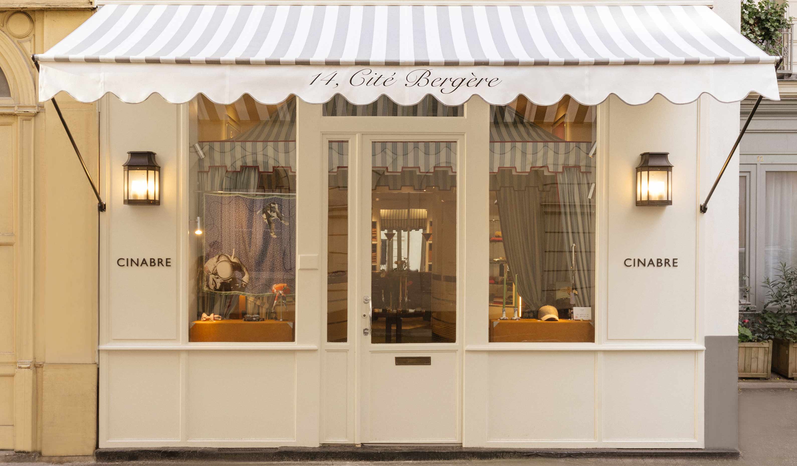 Boutique Cinabre à Paris